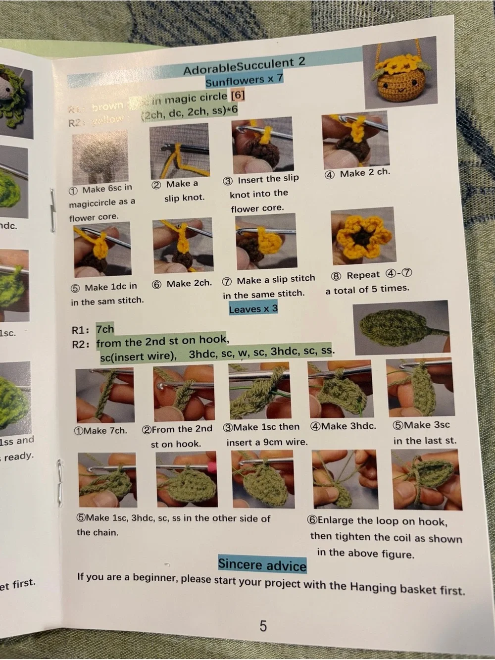 Imcrasy Beginner Crochet Kit With Patterns